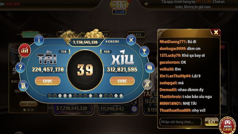 Thuật toán Tài xỉu Sicbo tại cổng game Hitclub