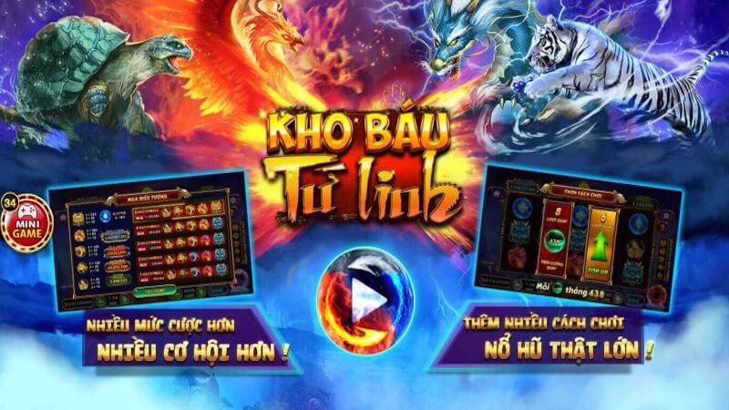 Cơ chế hoạt động của slot kho báu Tứ Linh